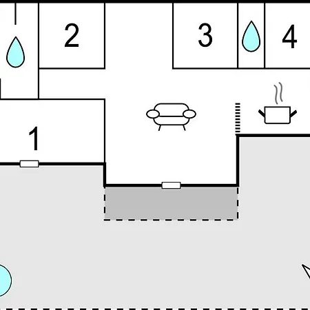 Four-bedroom In * ブラーバンド